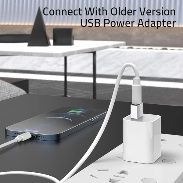 USB-C til USB-adapter, 3-pakning, kompatibel med iPhone 13 12 Pro Max