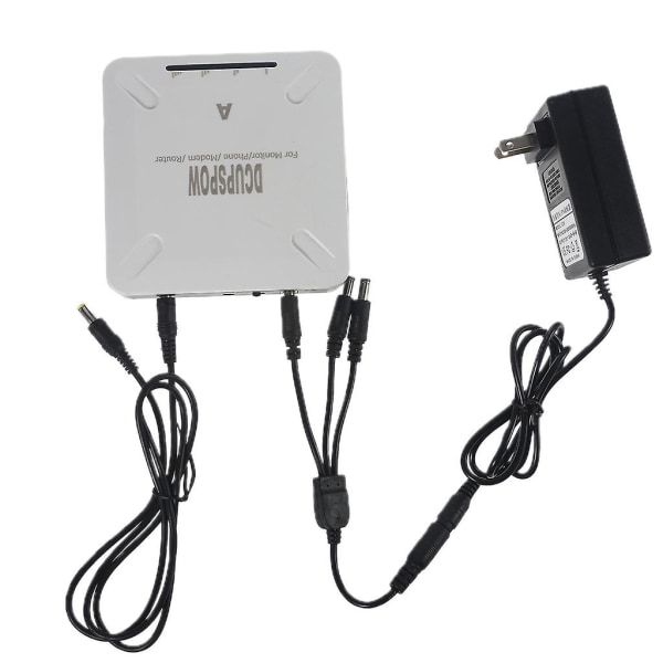 USB 5v 12v ups oavbruten power 13200mah 48wh för router modem telefon