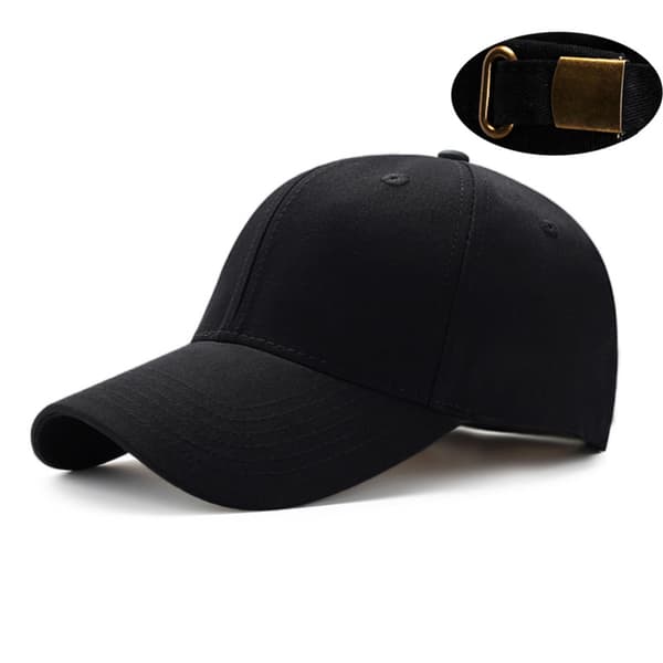 Baseball Cap Golf Far Hat sort voksen justerbar