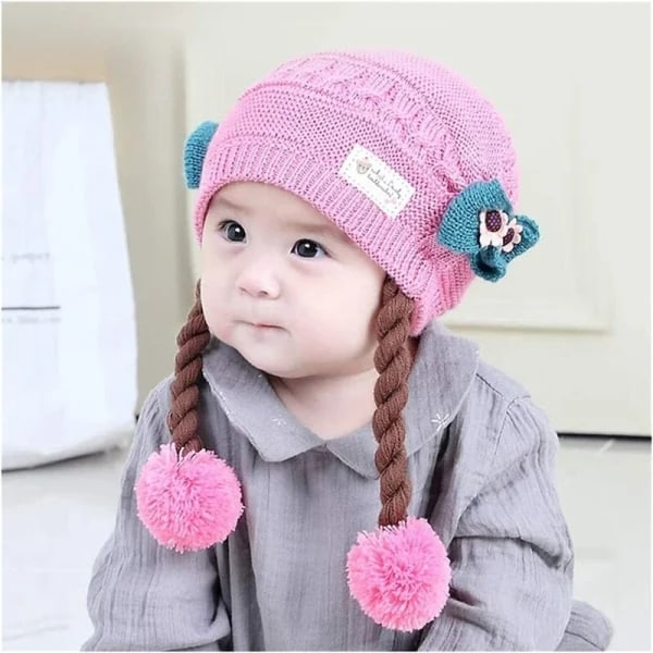 mer än 4 månader Newborn Baby Cute Hat Little Girl Hat