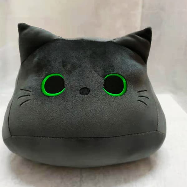 Plush Kattedyr, 12 Tommer Søt Grå Kattepus Pille