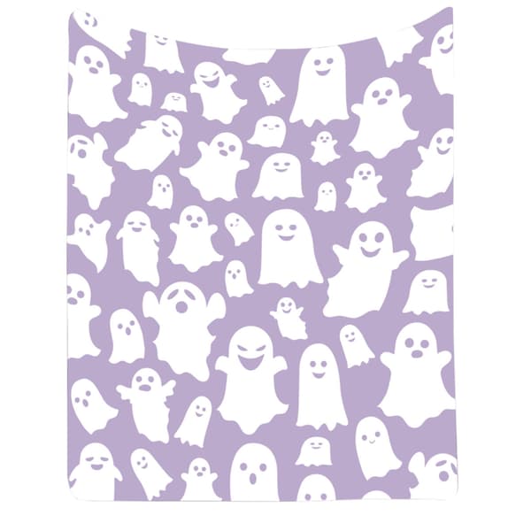 100CM x 130CM Halloween-teppe, perfekt for sofaputer til fester – 50