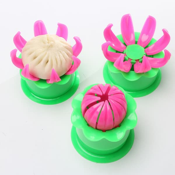 1 stk. Bollemaskin Bolle Dumpling Maker Dampet Fylt Plastform