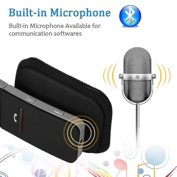 Bq618 Bluetooth hörlurar Inbyggda mikrofoner Hörlurar (svarta)
