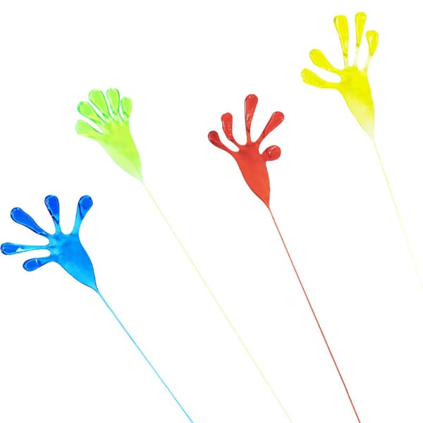 Glitter Sticky Hands - (Pakke med 8)