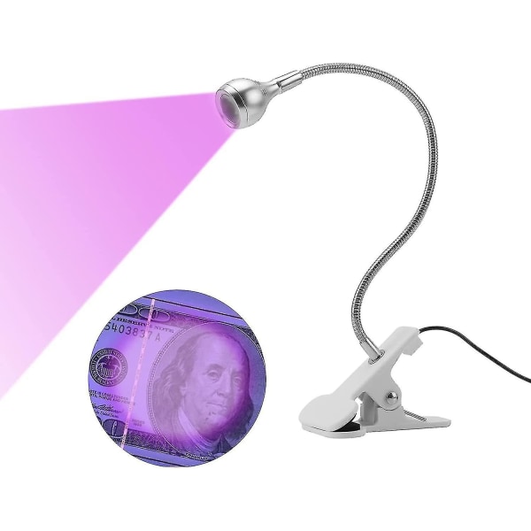 3w Uv-limlampa Ultraviolett Led Lila Ljus USB Med Clip Switch För Tlphone Rparation Uv Gel Nails