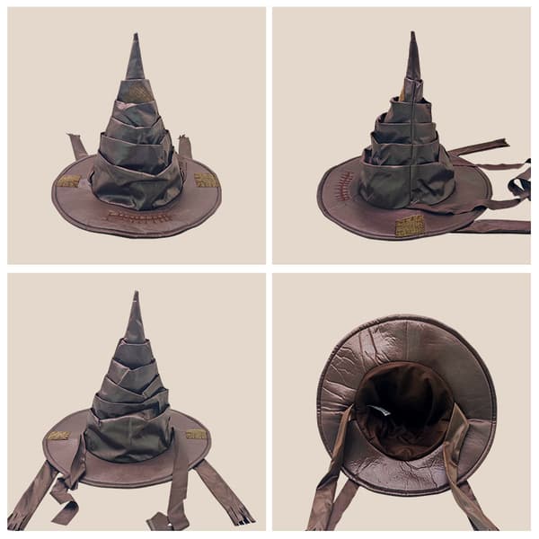 Harry Potter Sorteringshat, Halloween Hat - Læderhat
