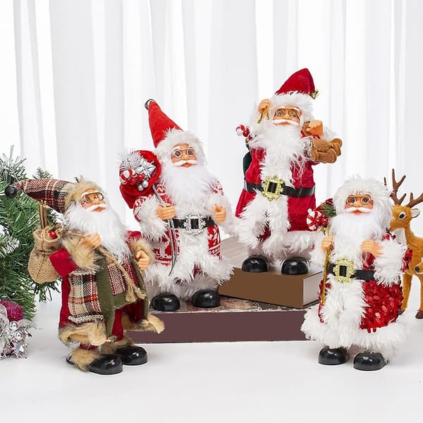 11 tommer Julemand Dukker Stående Figurindretning til Julefrokost