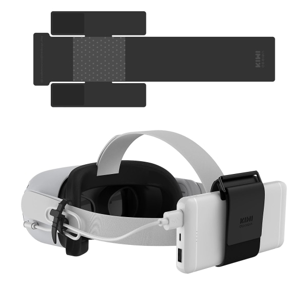 3-i-1-batterirem för Oculus Quest 2 Tillbehör Justerbar Power Bank-rem för HTC Vive batteripaket Rem Vr