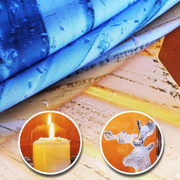 Julväggmatta Jultema Väggbonad Psykedelisk