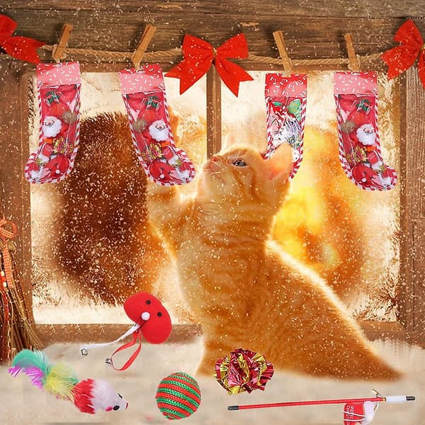 Julkattleksaker, Xmas Strumpa Blandade Leksakssorter