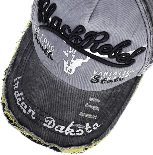 Unisex Justerbar Vasket Slitt Baseballcaps Bomullsdenim