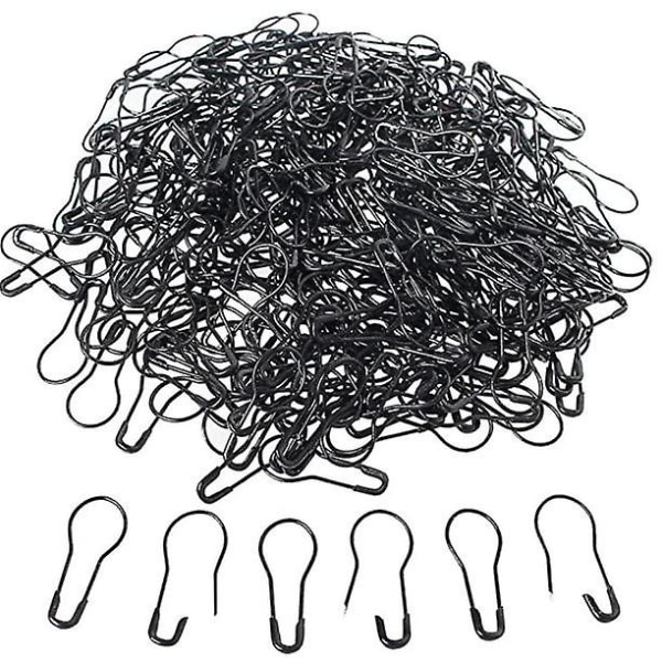 1000-pack klädmärke Pins Bulb Pin Metall kalebass