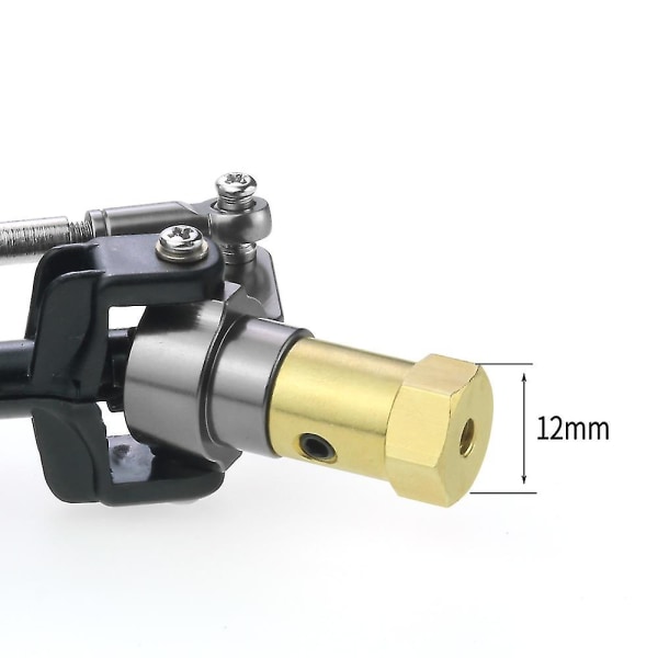 4st 5 mm till 12 mm mässingsnav Hexadapter för Wpl B14 B16 C14 C24 Mn