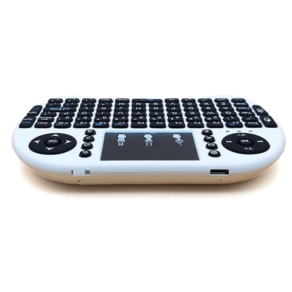 Mini 2,4 GHz multi-media bärbar trådlös handhållen mini-tangentbord med pekplatta