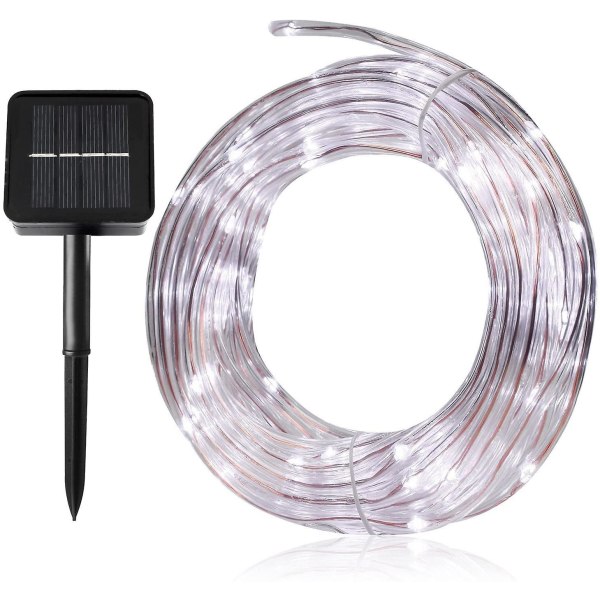 12m 100 Led Rope Light Solar Vattentät Ip68 Solar