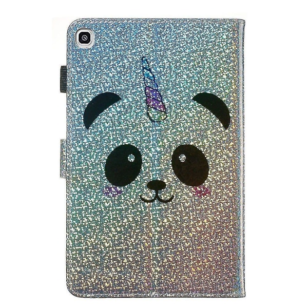 Panda Glitter Glitter Pu case för Samsung Galaxy Tab A8 (2019) / Tab A med S Pen P200 / P205