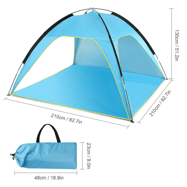 Vattentätt uppblåsbart tält Campingtält för fiske Fotvandring Caping Backpacking