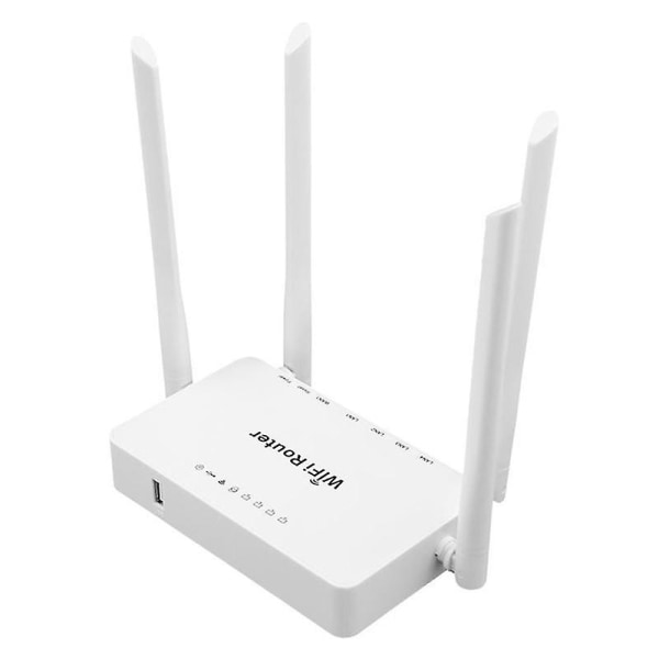 Trådlös wifi-router för USB 4g-modem med 4 externa antenner 300mbps 4-lan usb2.0 Omni Ii Access