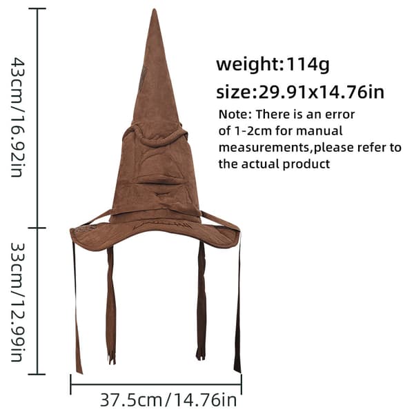 Harry Potter Fordelingshat, Halloweenhat - Træhat