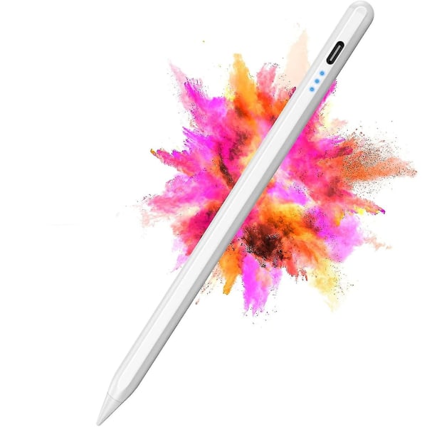 Stylus Pen Compale With Apple Ipad (2018-2022), Palm Rejection Tilting Detection, Active Pencil Compale med Ipad Air 5/4/3 Gen, Ipad 9/8/7/6 [f