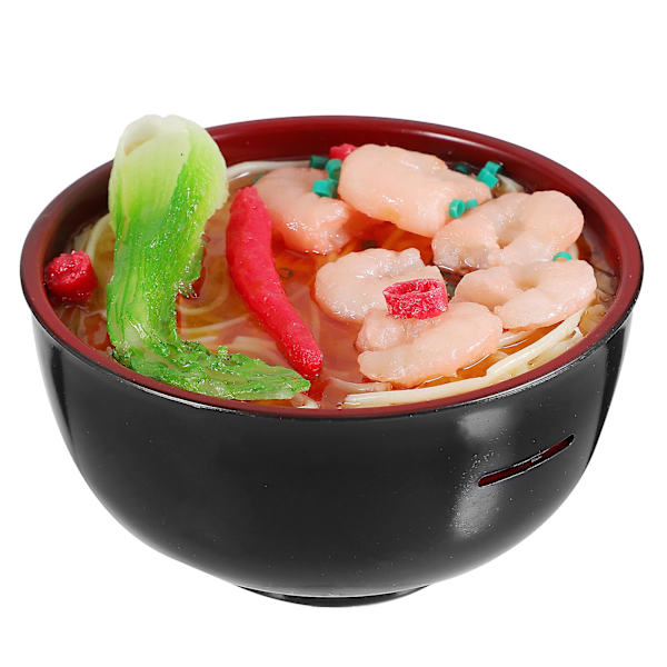 Simulerad Matmodell Spargris Japanese Ramen Skål Pengaburk Dekoration