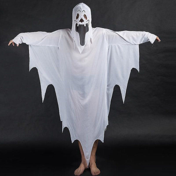 Vit spökdräkt, spöken och spöken Halloween kostym-150cm d3a7 | Fyndiq