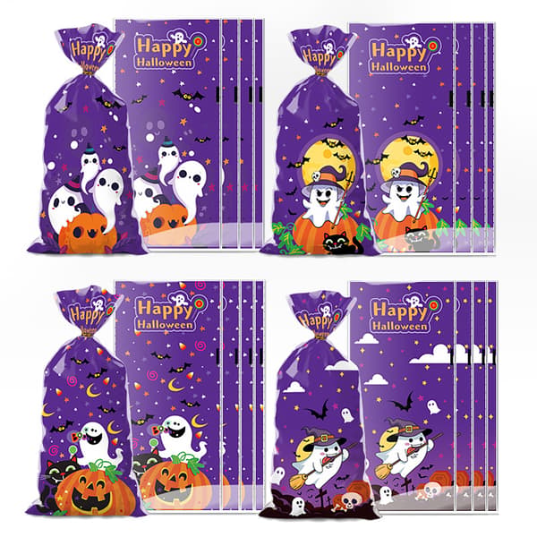 50-pack Halloween snöflinga godispåsar - Happy Elf
