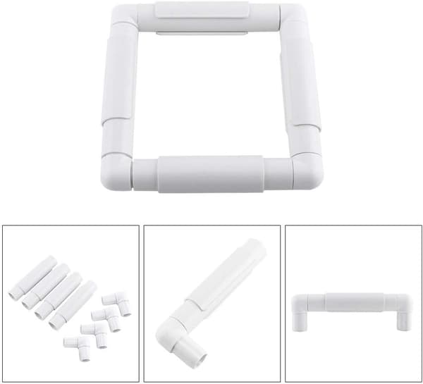 Universal Klämma Ram Korsstygn Ram Plast Broderi Squar