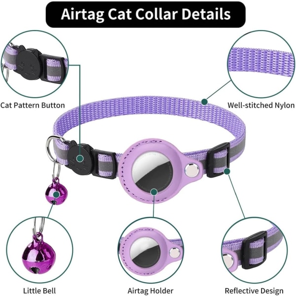 vackert katthalsband Vackert katthalsband med avtagbart säkerhetsspänne, lämplig för kattungar och valpar
