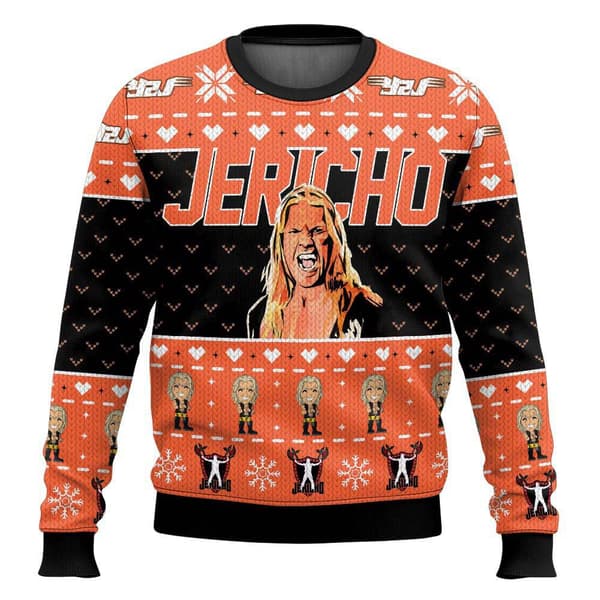 Julesweatshirt med rund hals, Pullover, 3D-printet vinterlangærmet sweatshirt - EL3616 - Størrelse 3XL 3XL