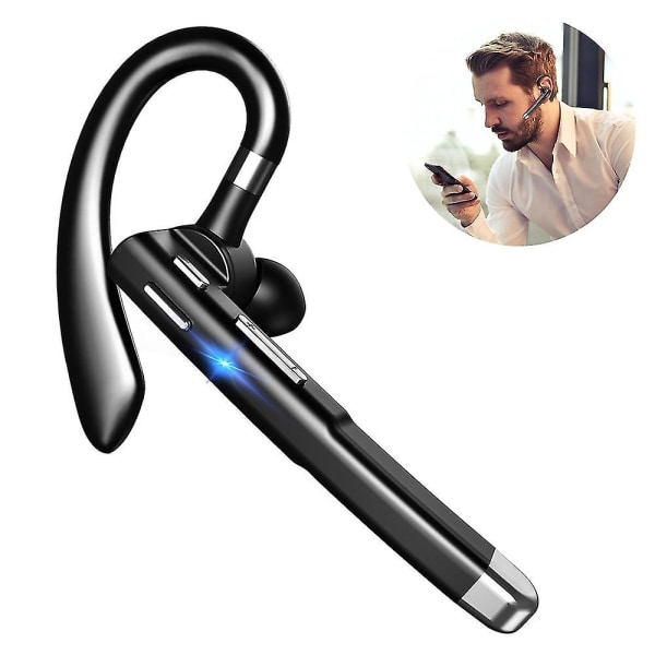 Bluetooth Headset för mobiltelefon, V5.1 Bluetooth trådlöst hörlursheadset med Cvc 8.0 brusreducerande mikrofon för bilkörning/affärer/offi