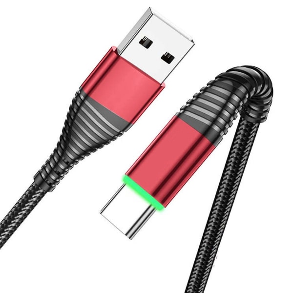 Ledbelysning Micro USB -kabel Dataöverföring 3a Snabbladdningsladdare