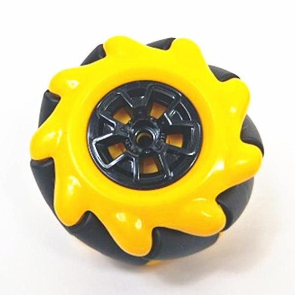 60 mm plast Mecanum hjul för Arduino för Raspberry Pi Motor (6 mm)