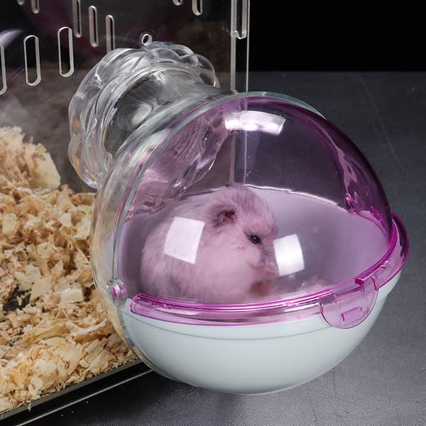Hamster Baderom Plast Dyr Sandbad Beholder Bur Bad (Pi