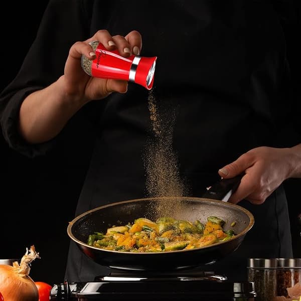 Peberkværne, 4 oz Glasbund Peberkværn med Rustfrit S