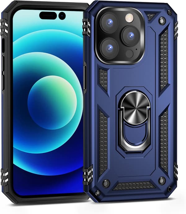 iPhone 14 Pro Cover, Ekstrem Beskyttelse Militær Rustning Dobbelt Lag