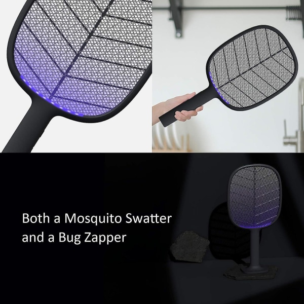 Bärbar handhållen Bug Zapper-racket för inomhusbruk utomhus, USB