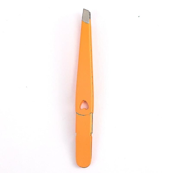 Hårborttagningsverktyg för extraktion av rostfritt stål Bärbar ögonbrynspincett Orange, Rosa, Blå, Lila 4st