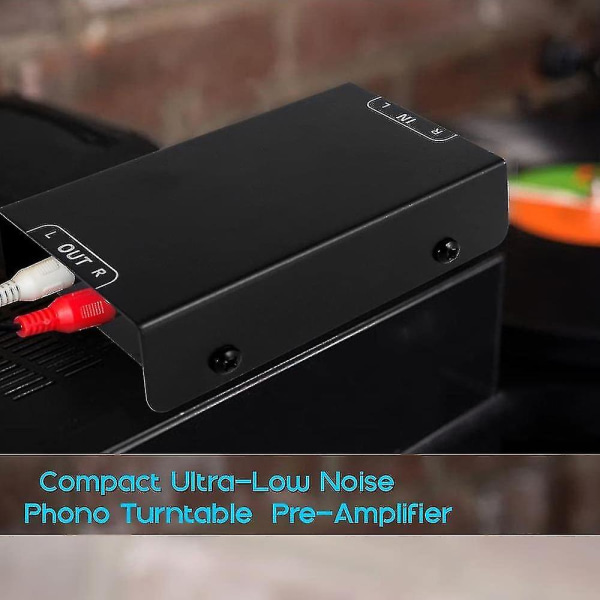 Phono Turntable Preamp - Mini Audio Stereo Phonograph Preamp