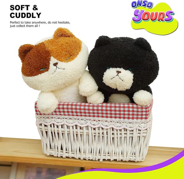 Kitty 11.8'' Plussipehmolelu Kaksipakkaus, Super Pehmeät Plussipehmolelut