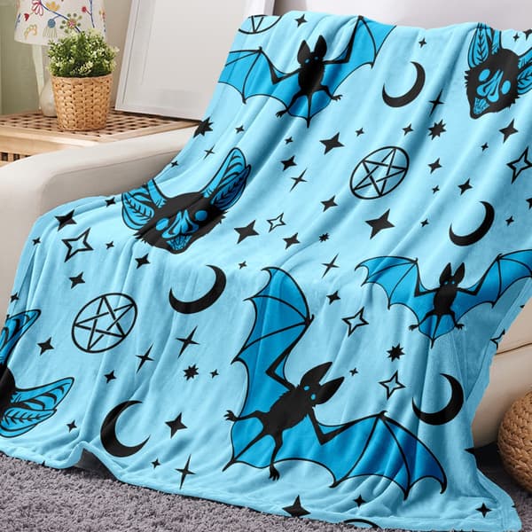 100CM x 130CM Halloween-teppe, perfekt for sofaparty-senger - 41