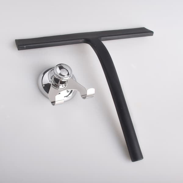 Bruse Squeegee med Sugkopholder - 23 cm Sort - Vindue Sq