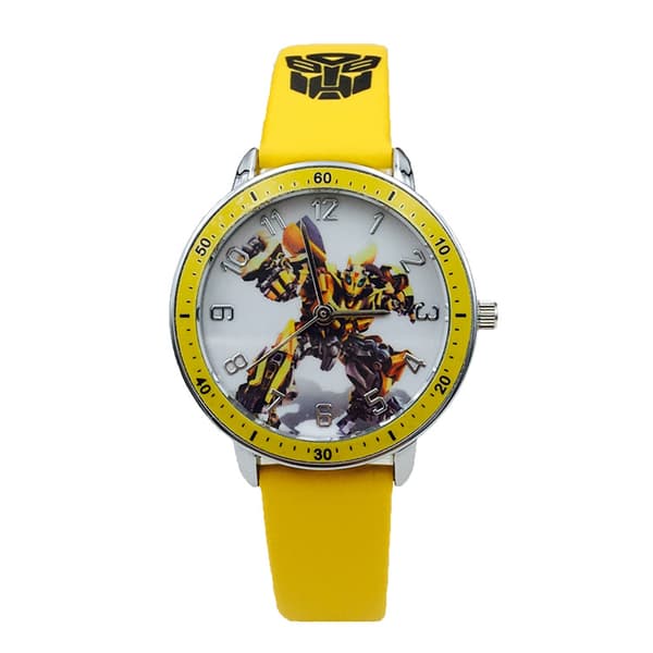 Barnklockor Tecknad Dazzle Cool Pojkar Klockor Kvarts Klocka - Bumblebee