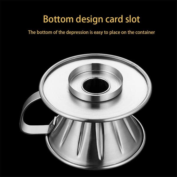 Rustfrit Stål Kaffe Filterholder Genanvendelig Kaffe Filter Dryp