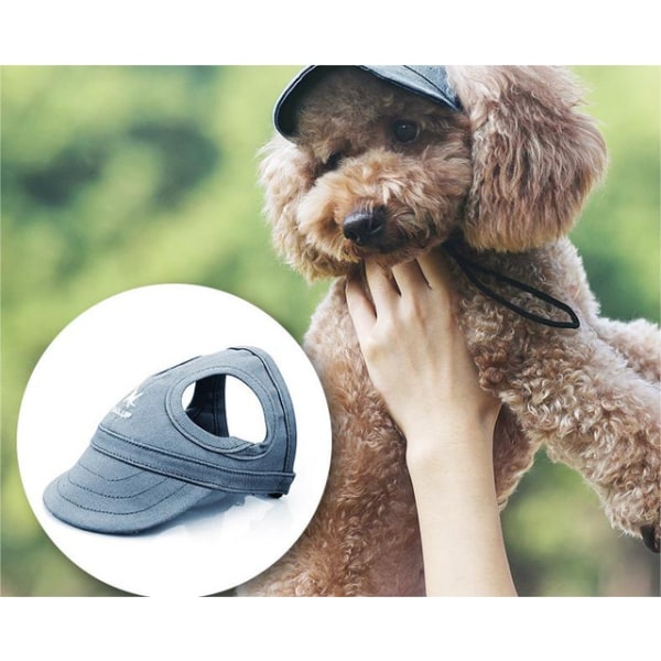 Mode och tillbehör för husdjur (M-Blue) dog sports cap cat baseball cap