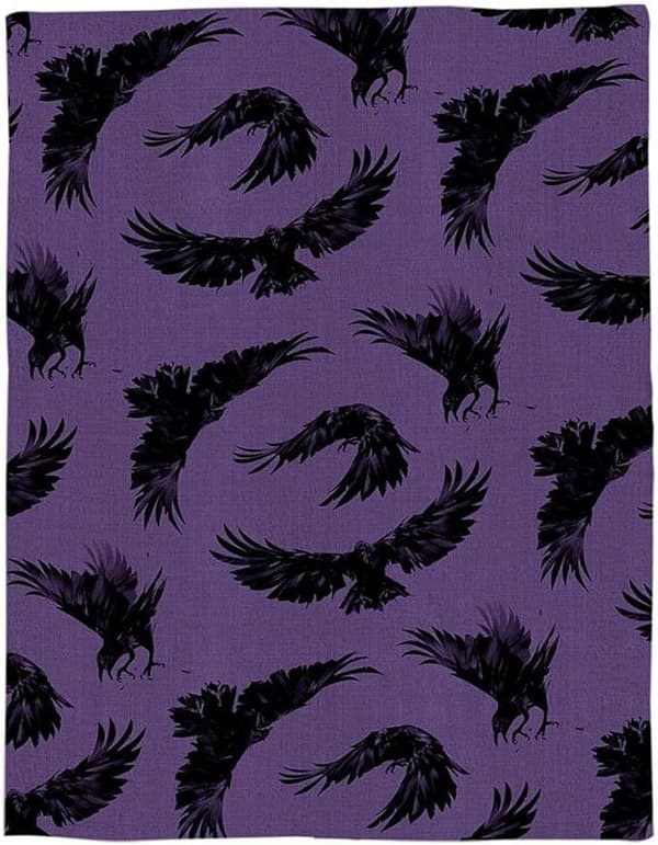 75CM x 100CM Halloween-teppe, perfekt for sofakvelder og senger - 11