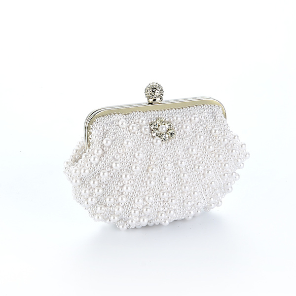Kvinnors Mode Pärla Kvällsväska Party Clutch