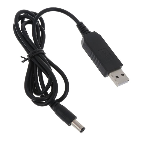 USB Step-up-omvandlarkabel USB till DC5,5x2,1mm laddningskabel för power