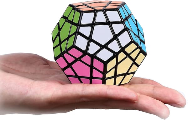 3x3 Megaminx Nopeuskuutio Puzzle-lelu, Musta